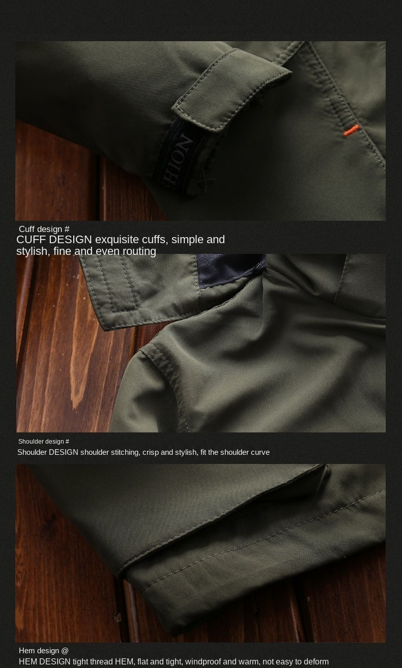 Miniatyrbilde: Hunting Clothes Oversize Jacket Techwear Jackets Outdoor Windbreaker Motorcycle