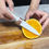 Thumbnail: Electroplated Handle Swivel Seat Chef Knife Kitchen Knife Scissors