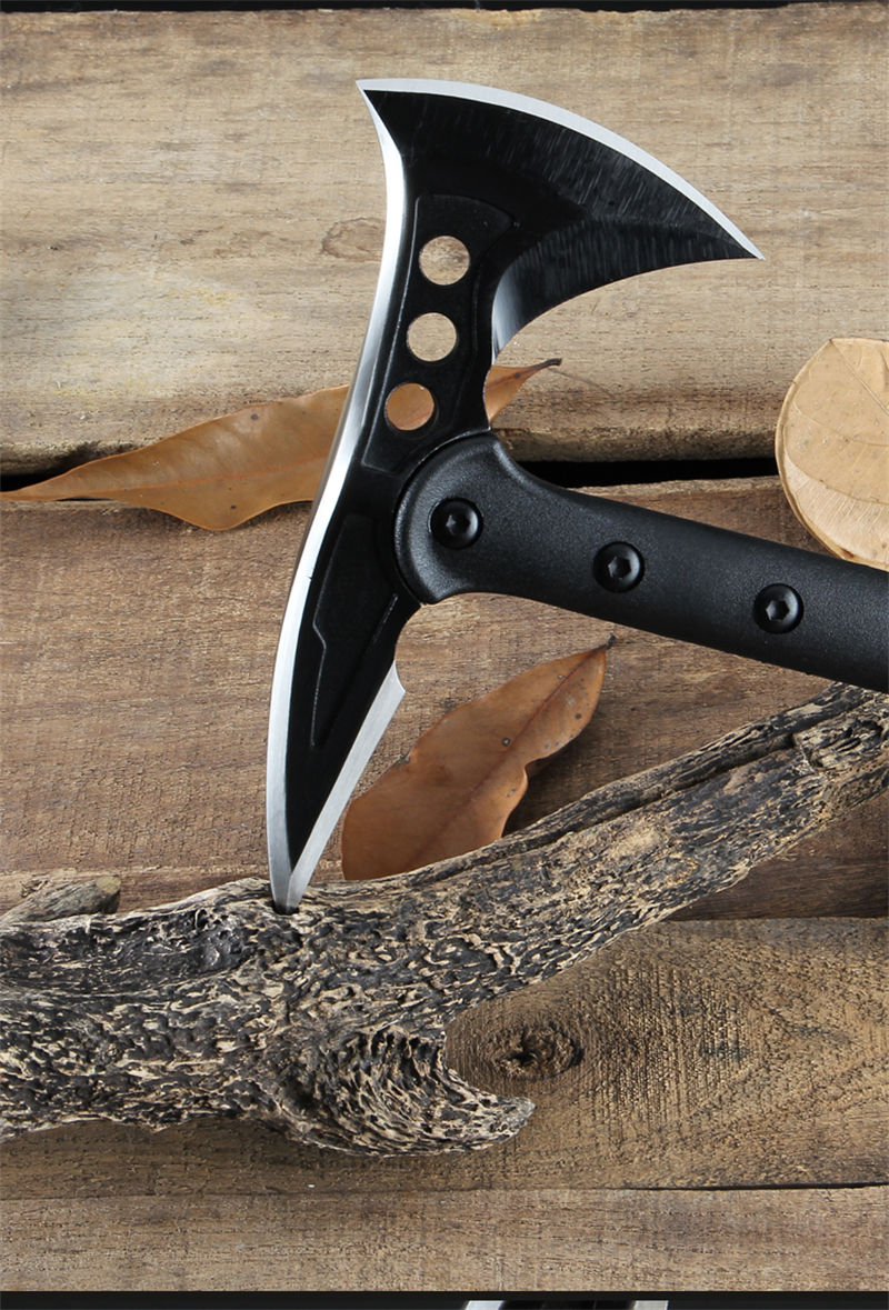 Thumbnail: Axe Hammer Outdoor Camping Logging Wild Survival Tactical Tomahawk Hatchet 