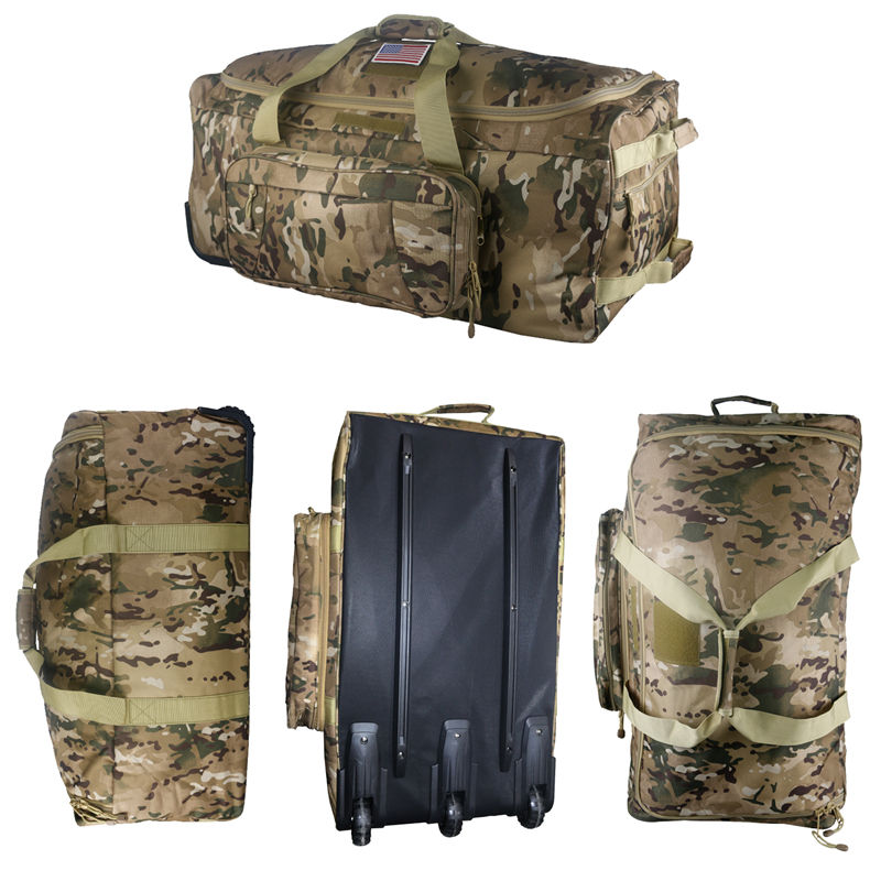 Thumbnail: 124L Large Capacity Outdoor Camping Travel Bag Large Trolley Case Waterproof 