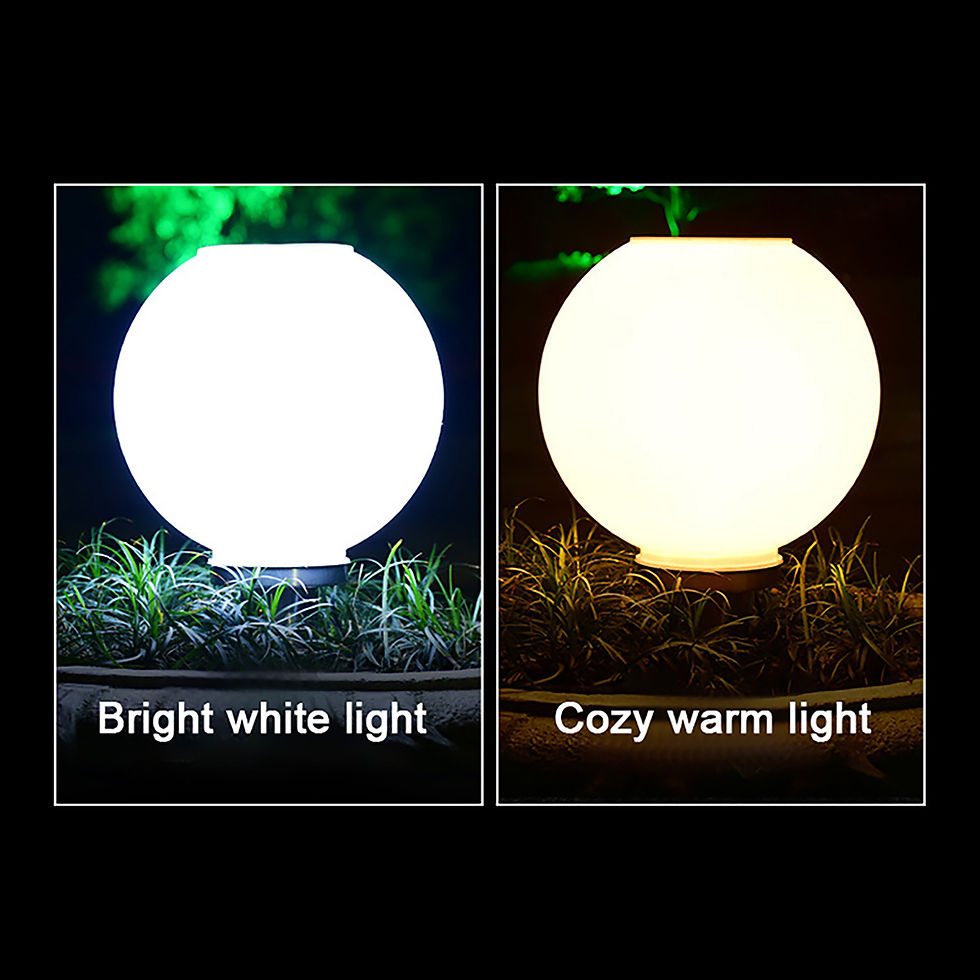 ภาพขนาดย่อ: LED Solar Column Light Courtyard Corner Ball Wall Lamp Outdoor Post Light