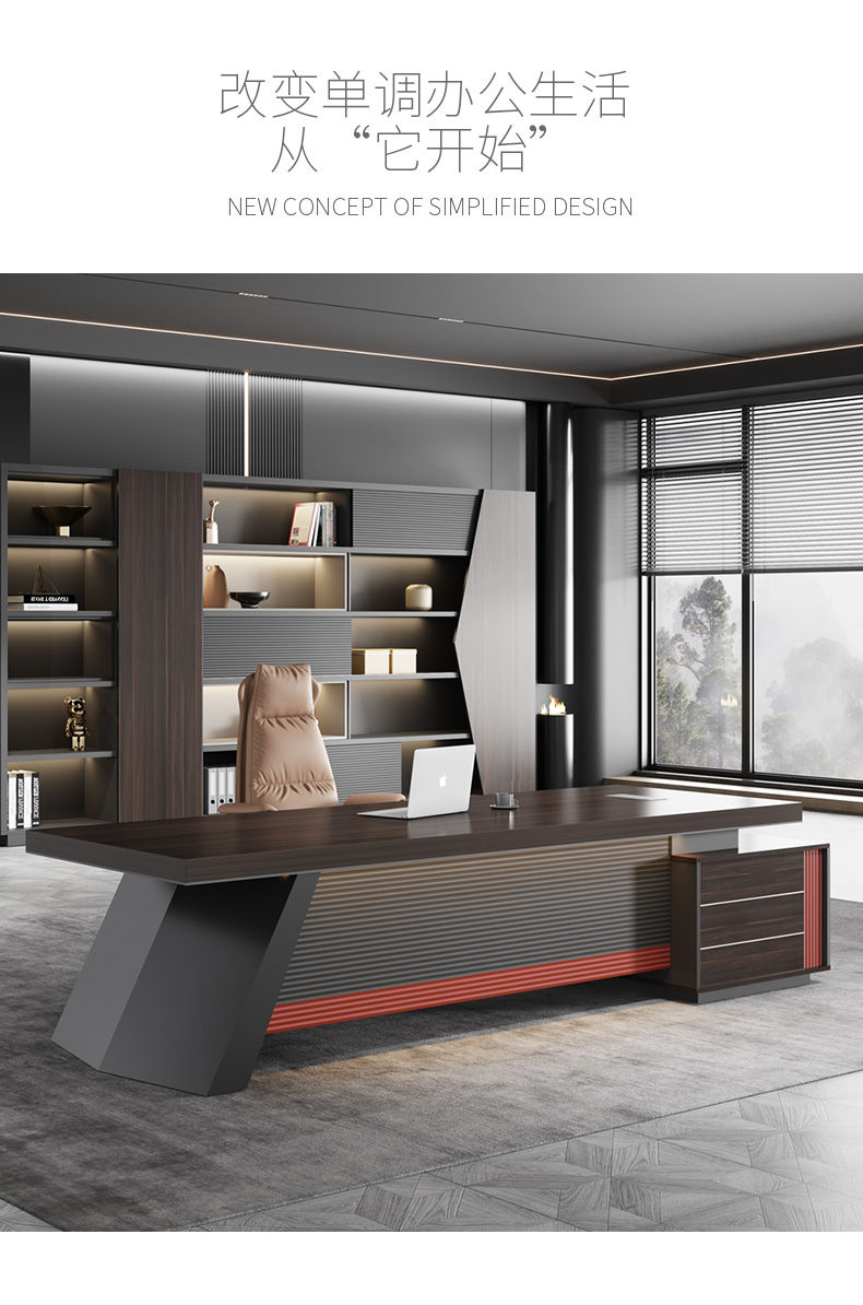 Miniaturbild: Executive Office Desk Pc Drawers Office Furniture