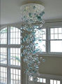 Miniatura: Hotel Wall Art 100% Hand Blown Murano Glass Plates Design Hanging Wall Light