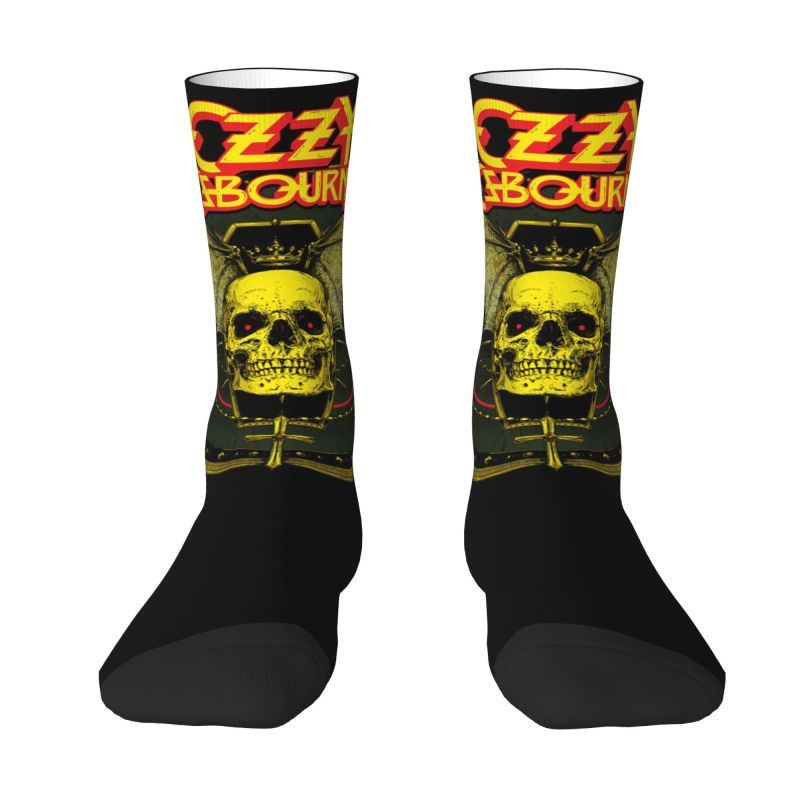 Thumbnail: Ozzy Osbourne Rock Heavy Metal Crew Socks Unisex Dress Socks