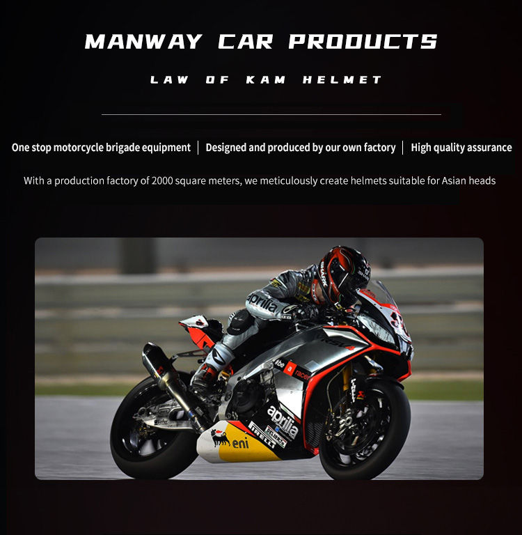 Miniaturbild: Racing Helmet & Powersports Helmets DOT Approved Street Bike Casco De Moto