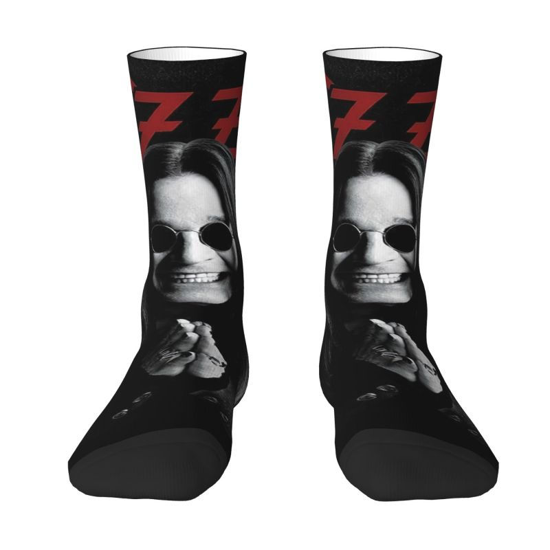 Thumbnail: Ozzy Osbourne Rock Heavy Metal Crew Socks Unisex Dress Socks