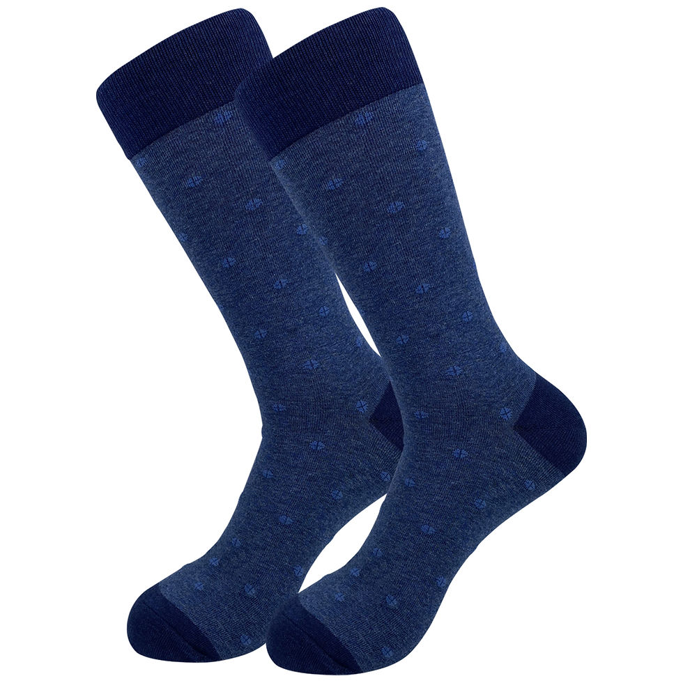 Thumbnail: 5 Pairs Mens Dress Socks stripe Plus Size, High Quality Combed Cotton 
