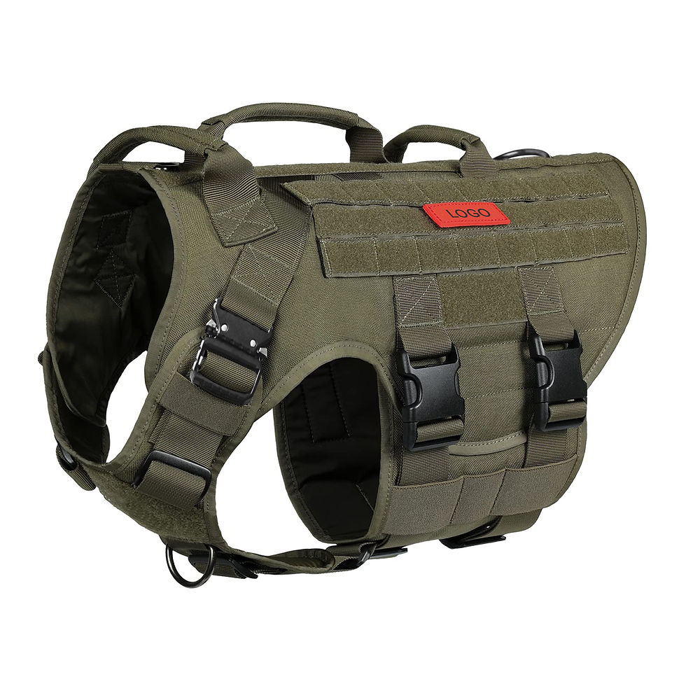 Thumbnail: Tactical Dog Harness Vest K9,Reflective Training Tactical 