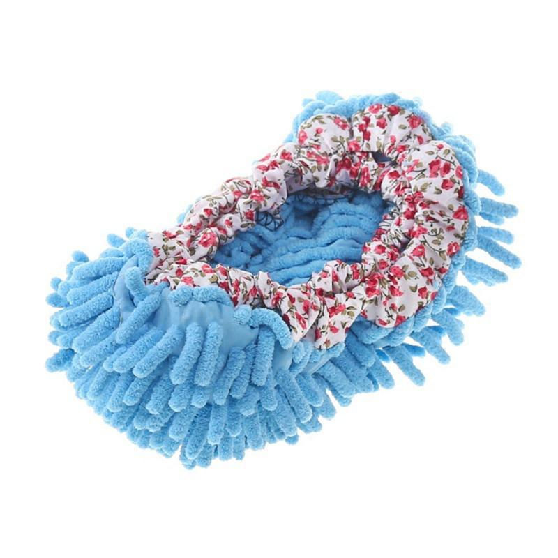 Thumbnail: Dust Mop Slippers Foot Socks Mop Caps Multi-Function Floor Cleaning 