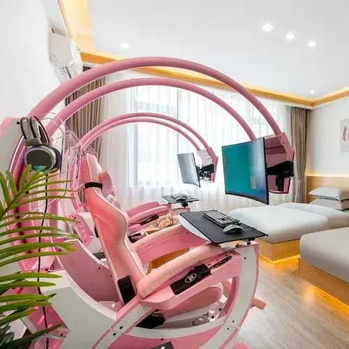 Miniaturbild: E-Sports Computer Chair Table Integrated Space Cockpit Home Office Zero Gravity