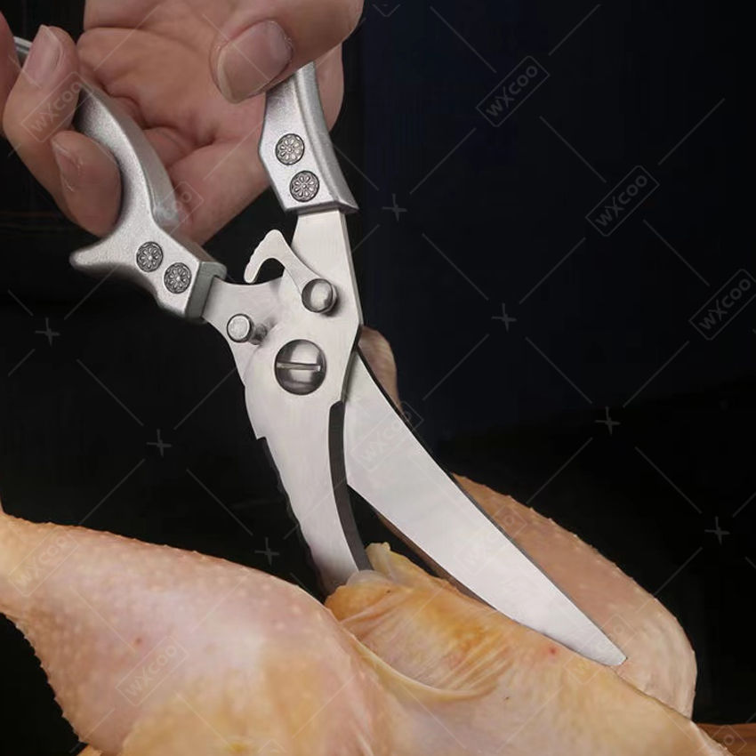 Thumbnail: Handmade Forged Kitchen Chef Slicing Meat Cleaver Cutter Stainless Steel