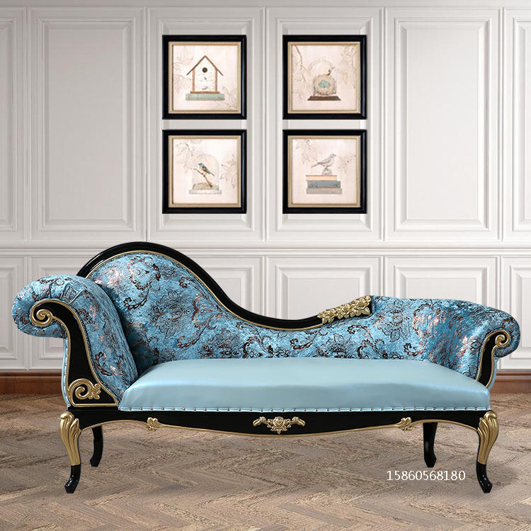 Thumbnail: Europe Wood Sofa Chair Fancy Modern Designer Individual Sofa Living Room 
