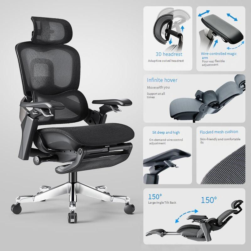 Thumbnail: Lounge Office Chair Waiting Cushion Computer Ergonomic Recliner Chair