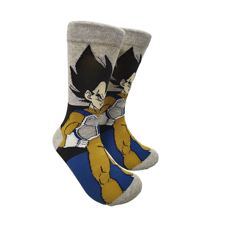 Miniature : Anime Dragon Ball Goku Action Figures Harajuku Long Socks Gifts