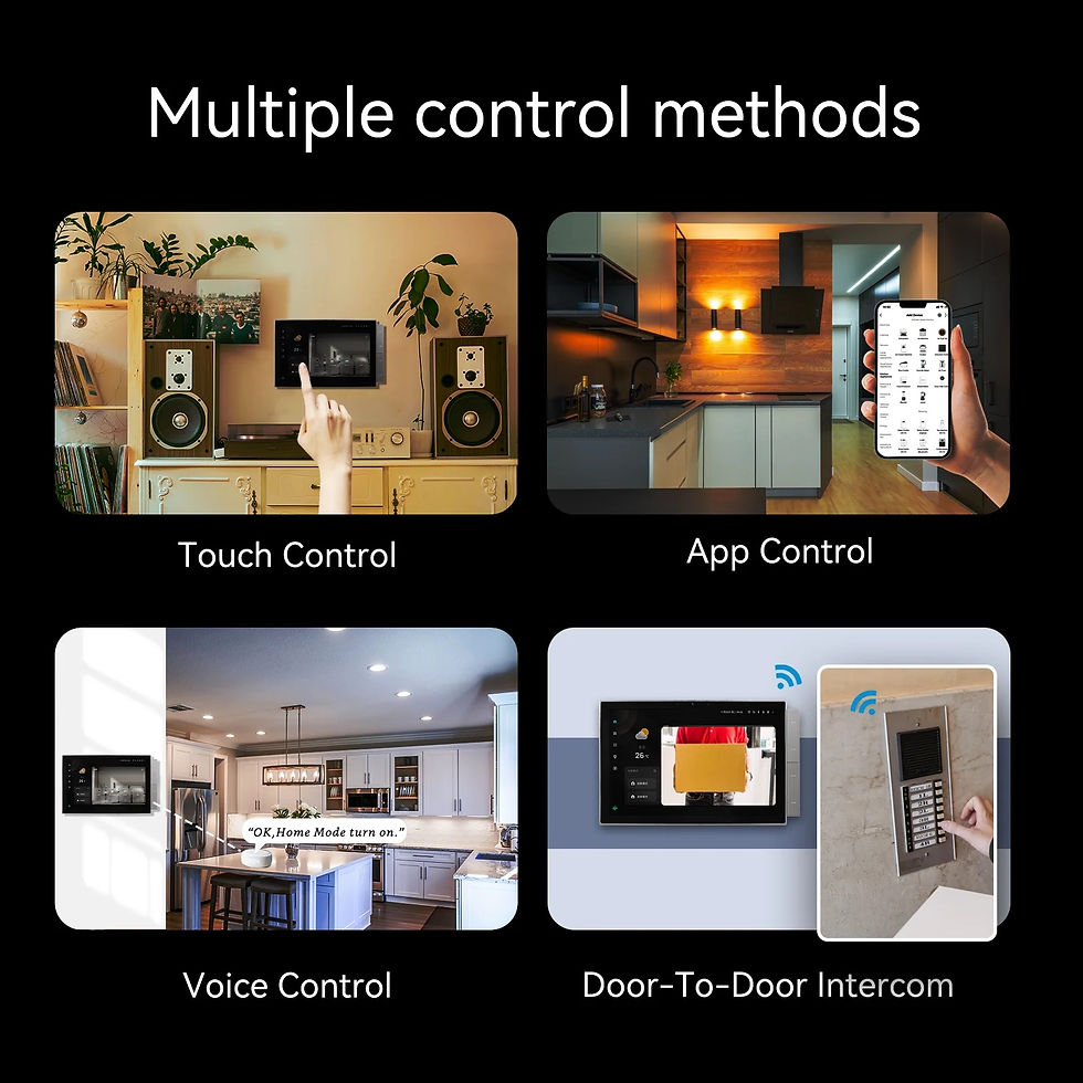 Thumbnail: Smart Home Control Panel Max 10.1inch Touch Screen Bluetooth Built-in Intercom