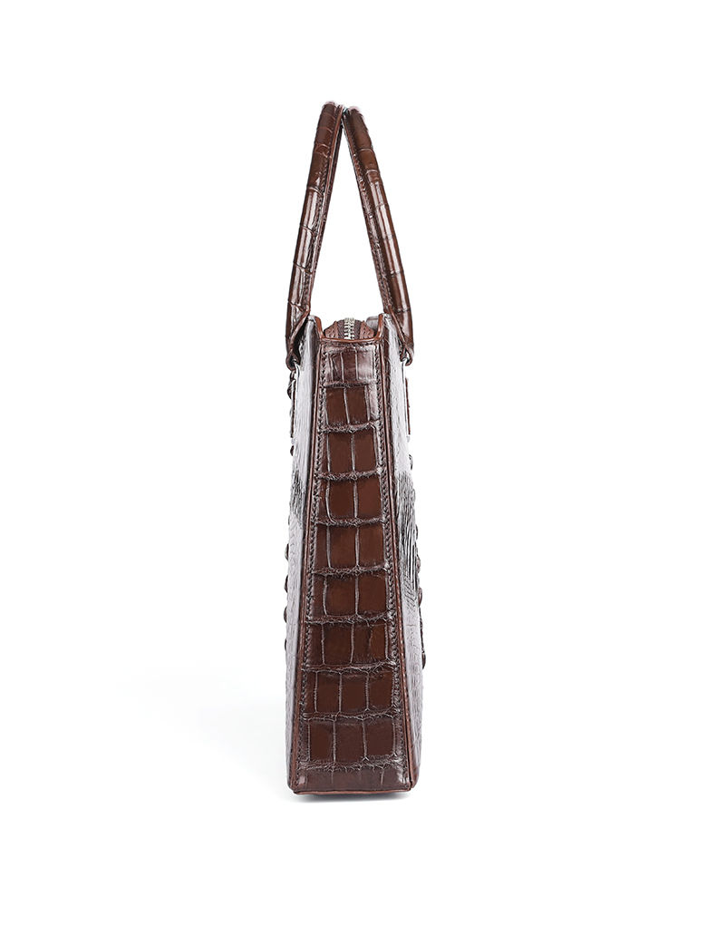 Thumbnail: Crocodile Men's bags business briefcase large capacity Combination lock handbag