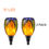 תמונה ממוזערת: Solar LED Light Simulate Flame Lamps Outdoor Solar Landscape