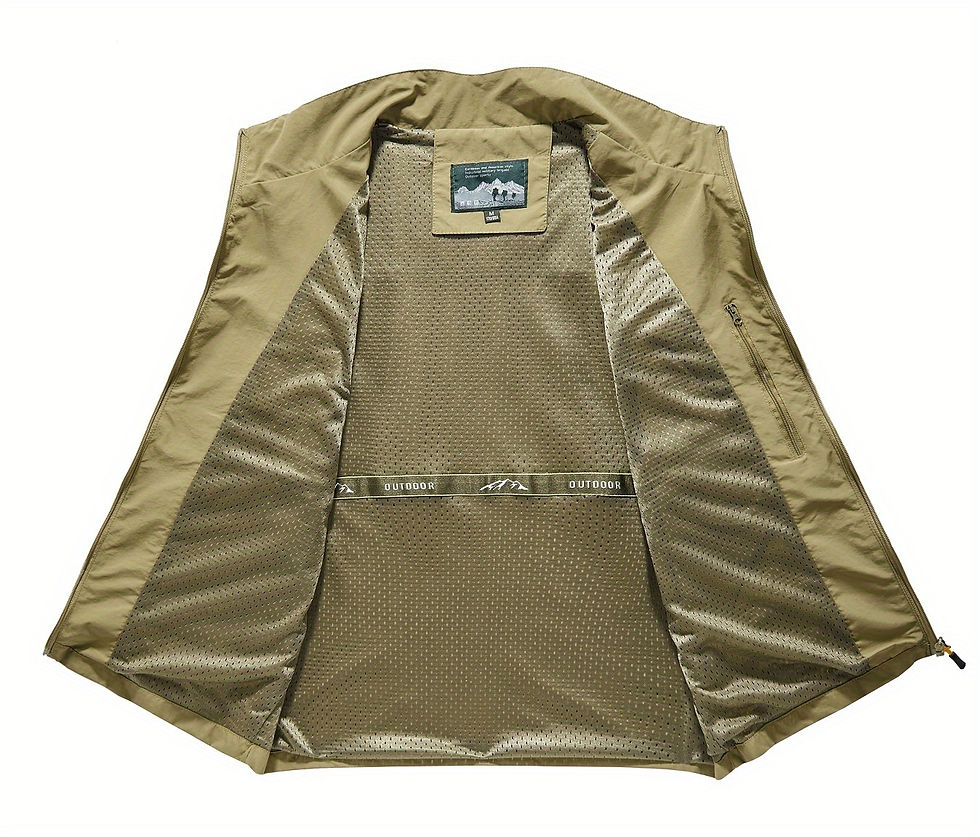Миниатюра: Tactical Vest for Men Multi-pocket Coats Original Fishing Clothing Hunting 