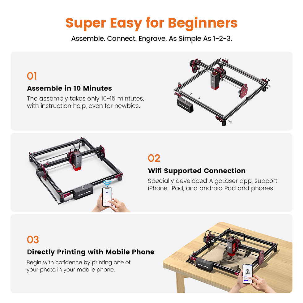 Miniatura: DIY Mini 5W Laser Engraver Cutter Portable Logo Printer Woodworking CNC Machine