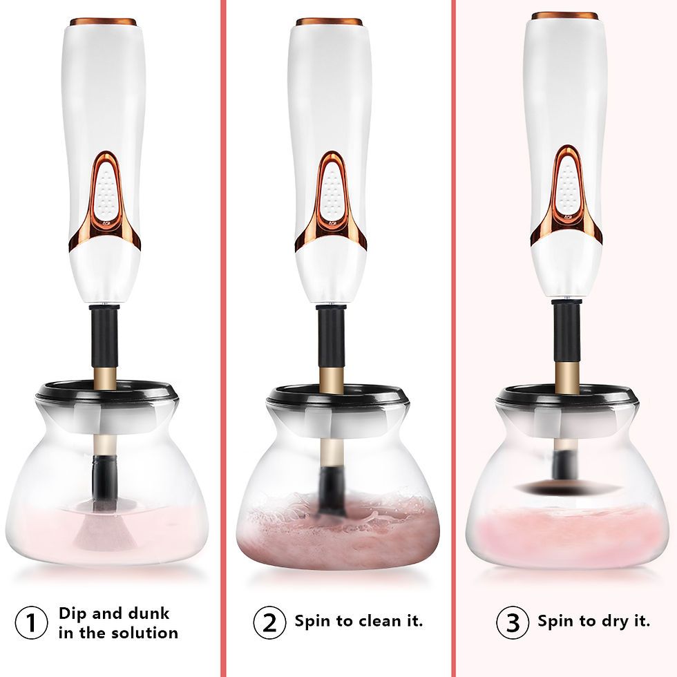 Thumbnail: Makeup Brush Cleaner and Dryer Automatic Clean Make Up Brushes Washing Machine