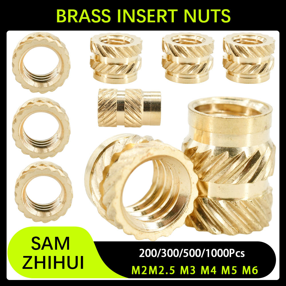 Brass Insert Nut Metric Thread Inserts Hot Melt Heat Nuts Copper