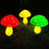 Miniature : 6 heads Solar Mushroom Light Garden Outdoor Sunlight Lamps Garden Pathway