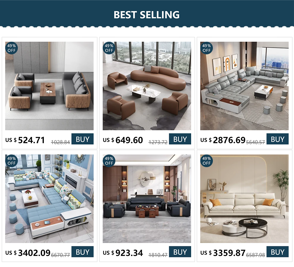 Thumbnail: Sofa Sectional Recliner Couch Corner Sofa Leather Hotel Bedroom 