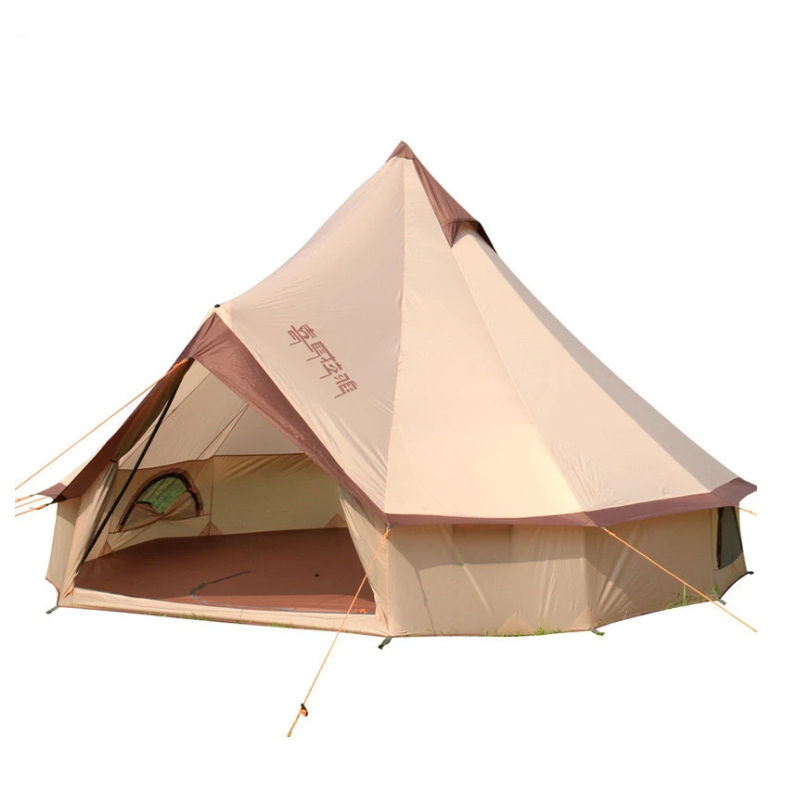 Thumbnail: Large Space Mongolia Yurt Tent Oxford Family Tent Camping Wild Survival Tent