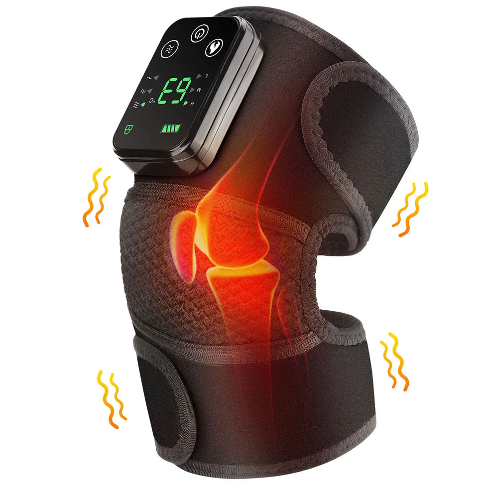 Thumbnail: Electric Vibration Thermal Heated Knees Pads, Rheumatoid Arthritis Massager