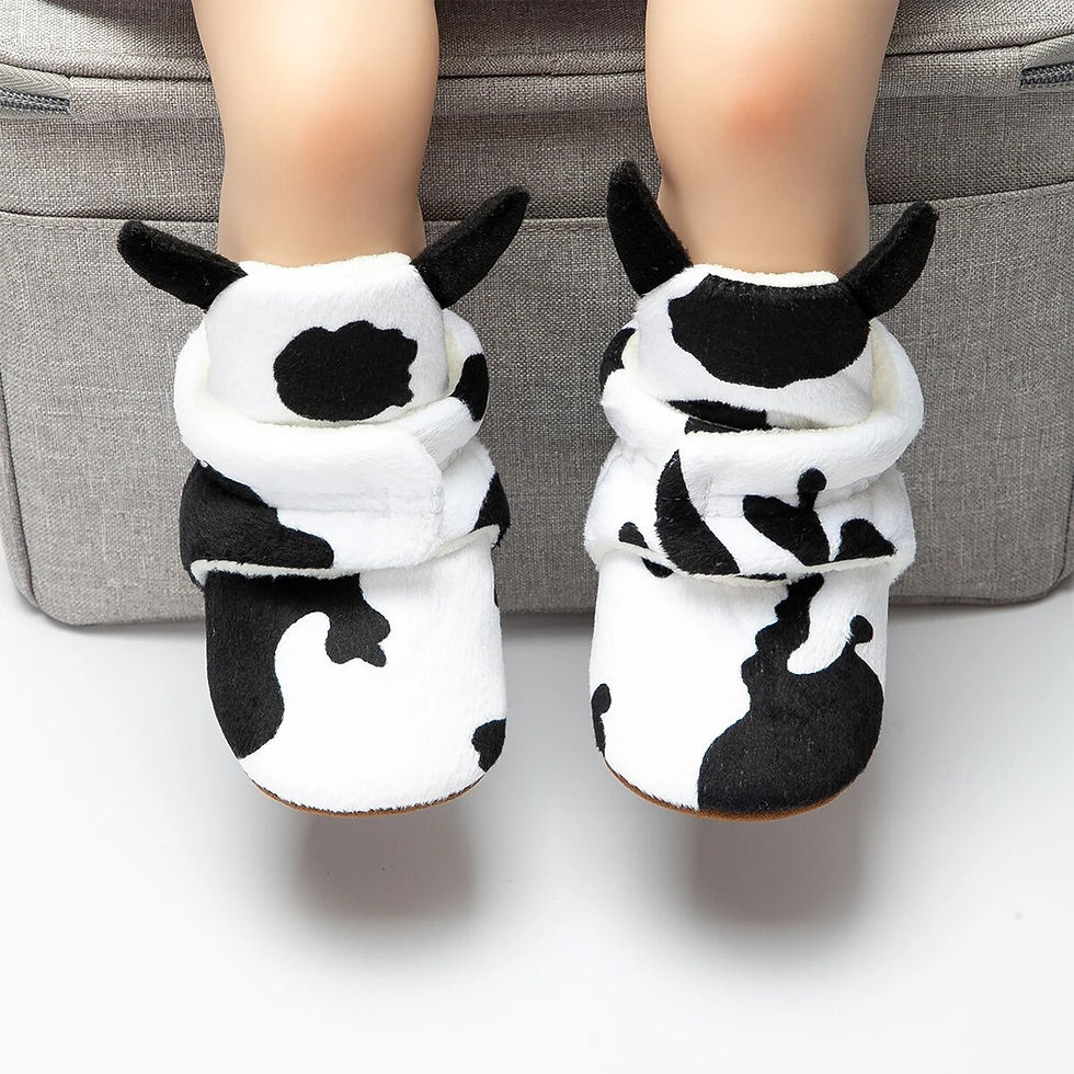 Hình thu nhỏ: Newborn Baby Boy Girl Soft Fleece Booties Infant Slippers Socks Shoes