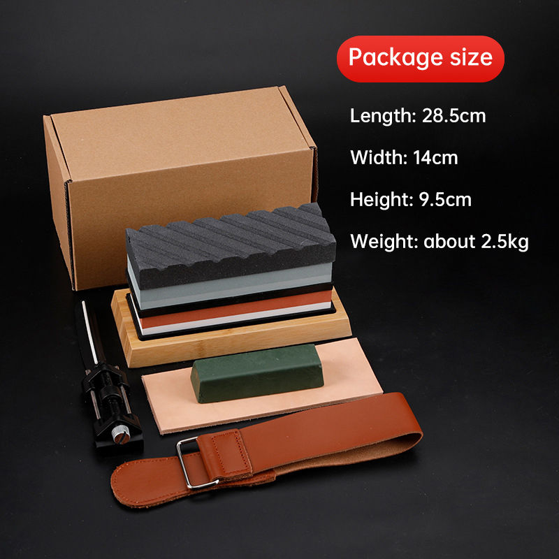 الصورة المصغرة: Professional Knife Sharpener Set, Sharpening Stones Kitchen Tools