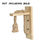 Hình thu nhỏ: Hemp Rope Wall Lamps 85V-265V Garden Light Retro Wooden Wall Lamps Home Wall
