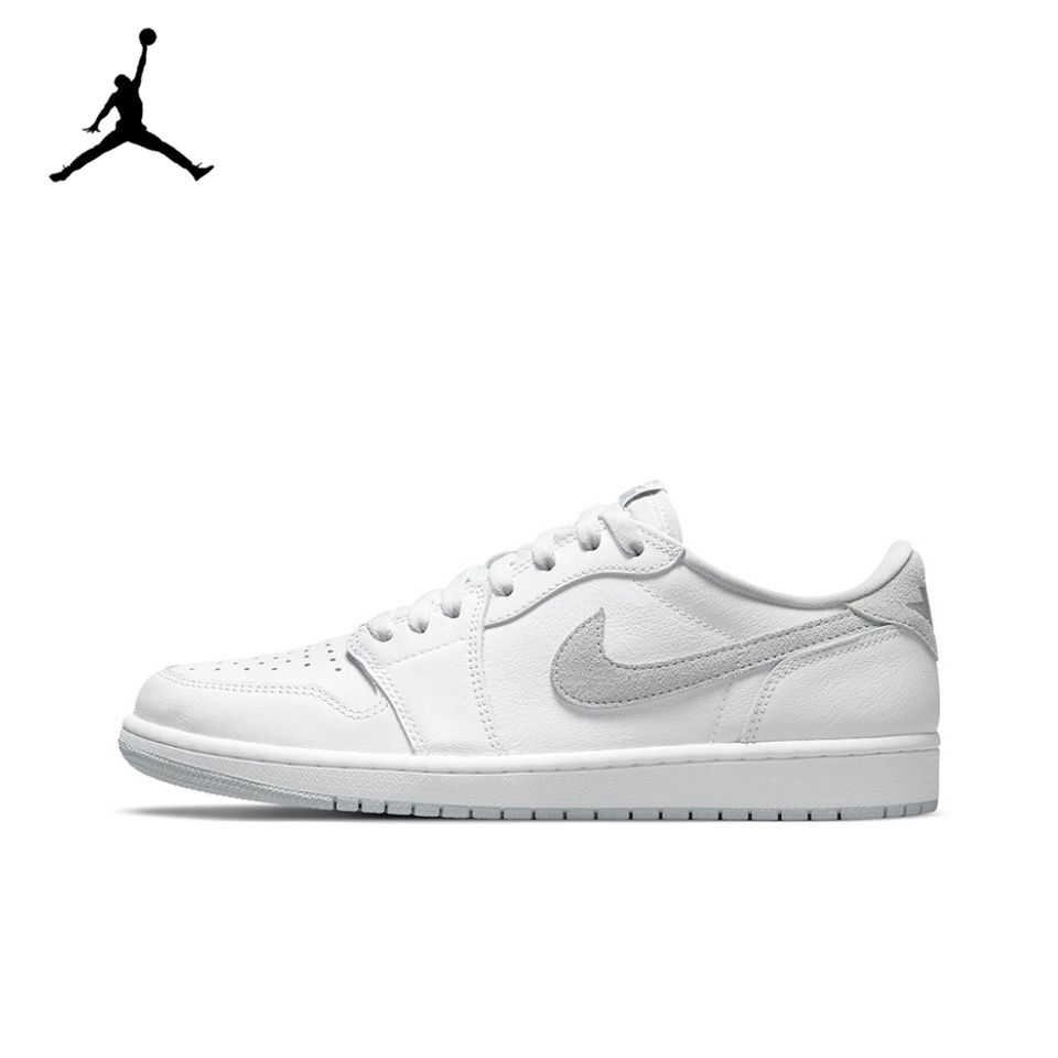 ภาพขนาดย่อ: Original Air Jordan 1 Low "Black Toe" Unisex Retro Classic Basketball Sneakers