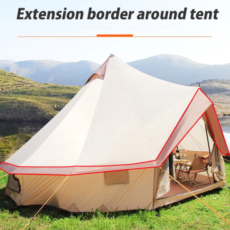 Thumbnail: Large Space Mongolia Yurt Tent Oxford Family Tent Camping Wild Survival Tent