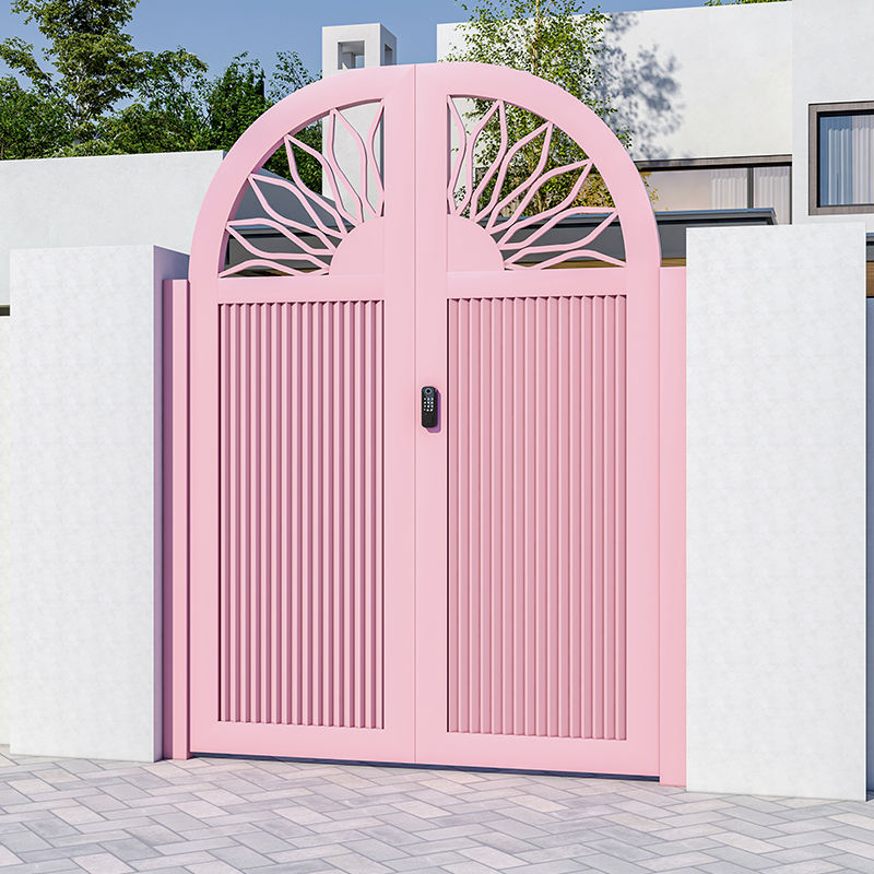 תמונה ממוזערת: European aluminum alloy portal garden Villa Country yard gate Wrought iron