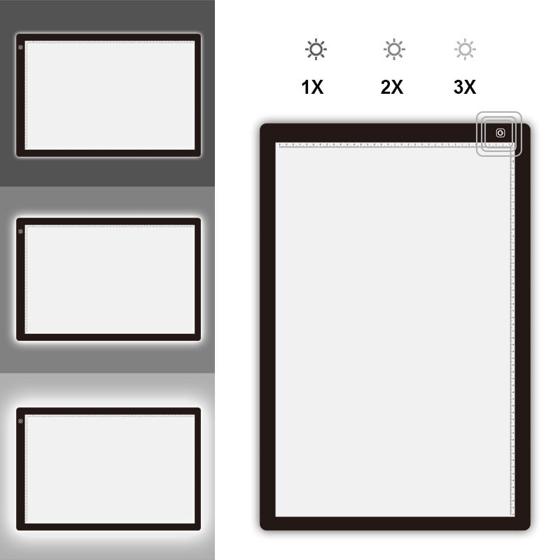 Thumbnail: Drawing Tablet LED Digital Graphics Light light Pad Box Painting Tracing Panel