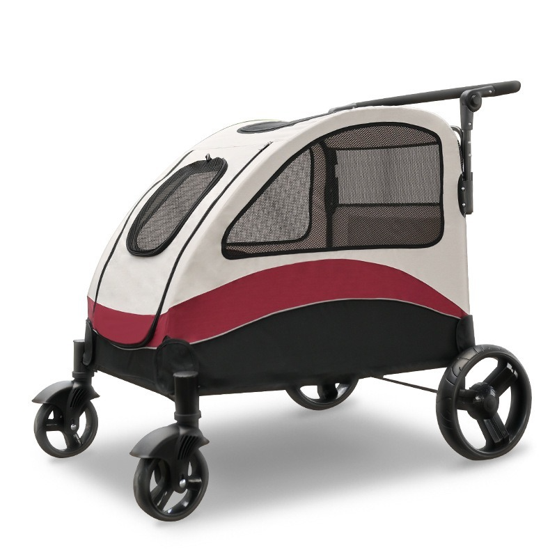 Pet Stroller Suitable for Large Dogs Disabled Elderly Dog and Cat Stroller