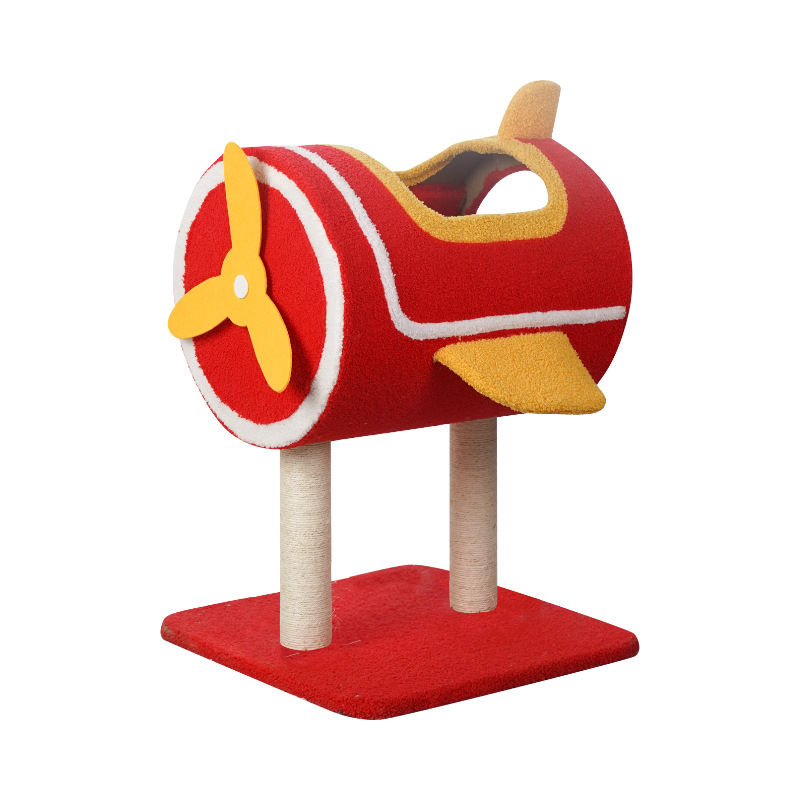 Thumbnail: Cat tower interactive climbing cat shelves pet furniture stable cat house 