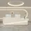 Miniatura: Hairdressing Reception Counter Desk Luxury Reception Beauty Salon Modern Table