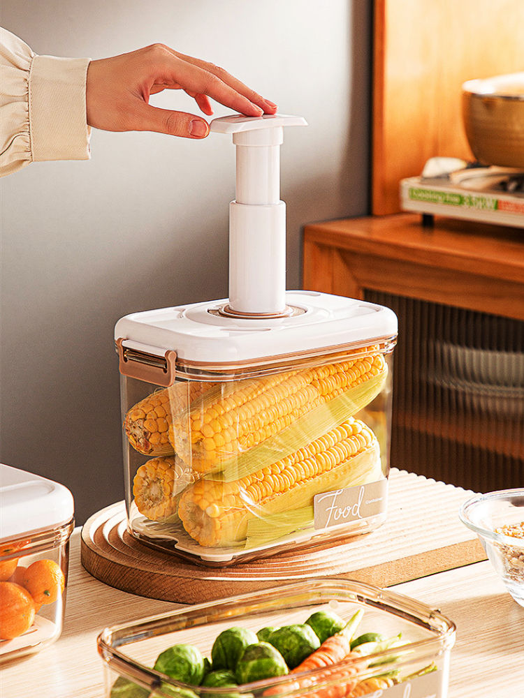 縮圖：Vacuum Crisper Air Suction Tank Kitchen Items