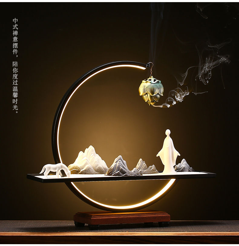 Thumbnail: Large Reflux Incense Stand Burner Craft Aromatic Candles Burners Box Vaporizer