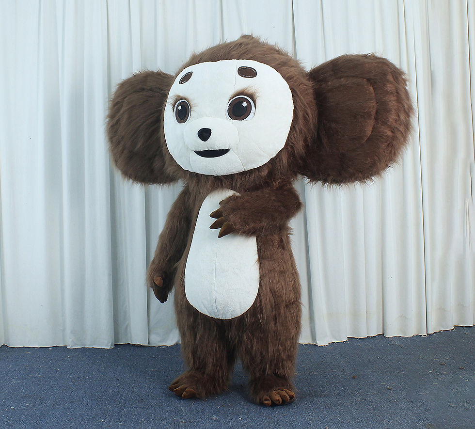 Миниатюра: Inflatable Cheburashka Costume Big Eared Monkey Costume 