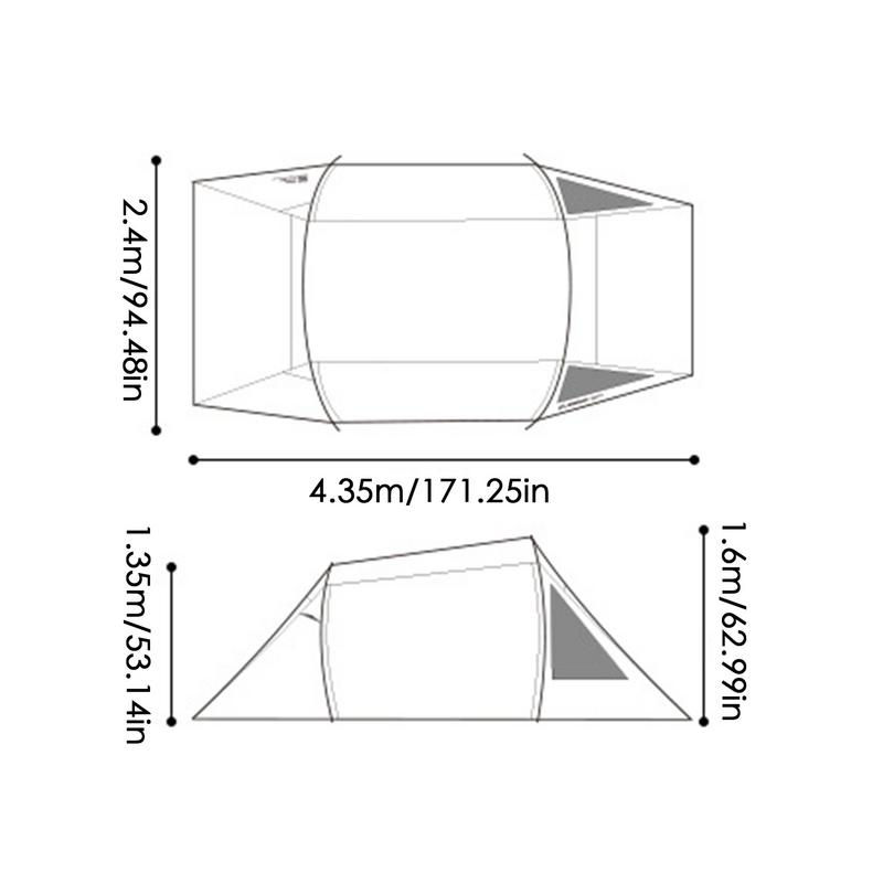 Thumbnail: Large Camping Tents Easy Set-up Tent Screen Porch Large Windproof Water
