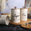 Μικρογραφία: Steel Kitchen Multifunction Tea Coffee Sugar Mason Candle Jars with Lid
