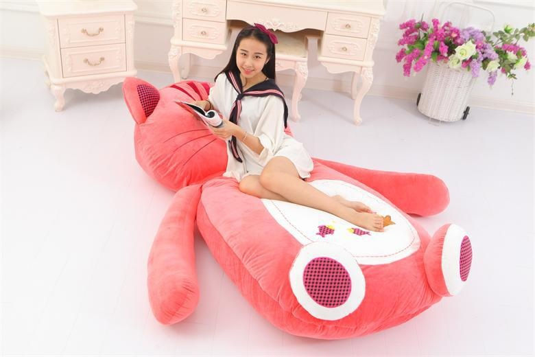 Hình thu nhỏ:  Sleeping Bag soft animal Frog Monkey Bear Cat Bed Carpet Tatami mat Bean bag