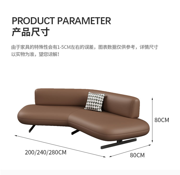 Thumbnail: Italian Modular Sofa Ergonomic Luxury Living Room Sofa Sleeper Furniture