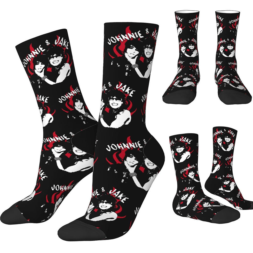 Miniatyrbilde: Jake Webber Johnnie Guilbert Socks for Women Men Merch All Seasons 