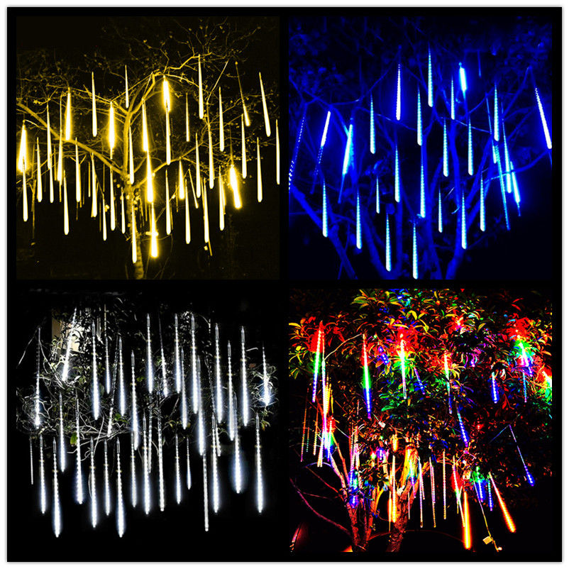 Thumbnail: Solar Led Light Outdoor Meteor Shower Rain Lights Waterproof Garden Decor