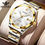 الصورة المصغرة: OUPINKE Couple Watches for Men Women Real Diamonds Swiss Sapphire Luxury 