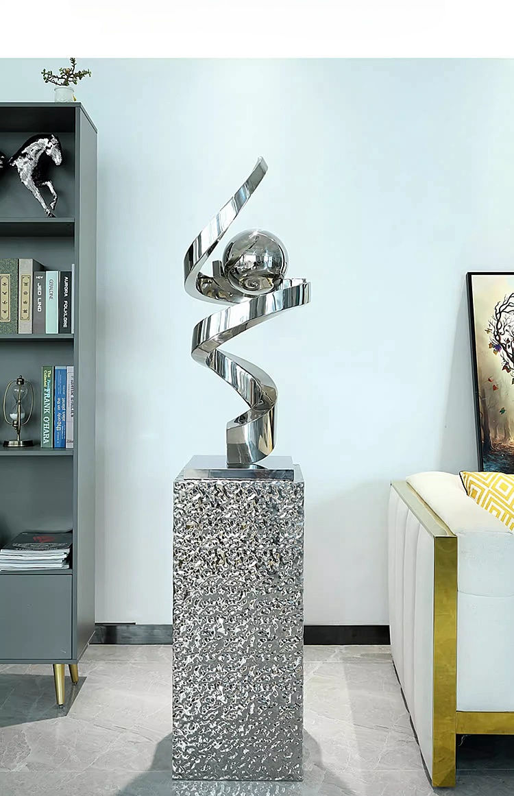 Miniatura: Hotel lobby stainless steel sculpture crafts porch decorative art decoration
